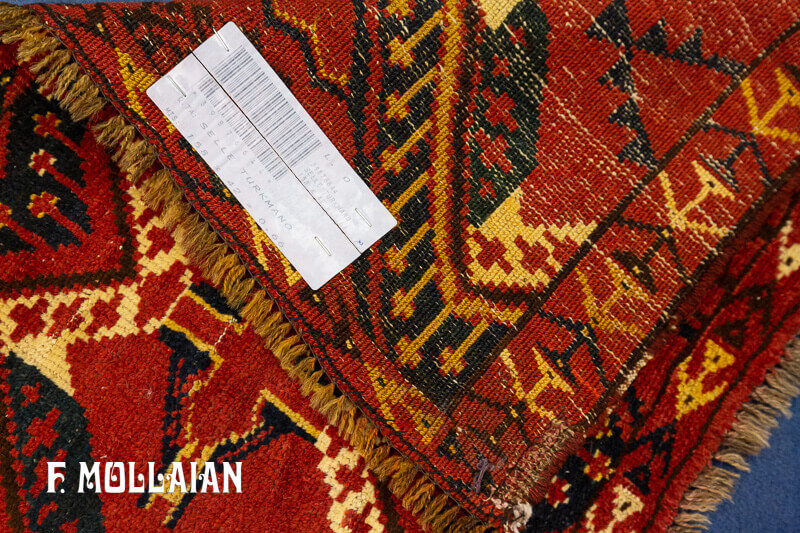 Antique Turkmen Sella Rug n°:39876644